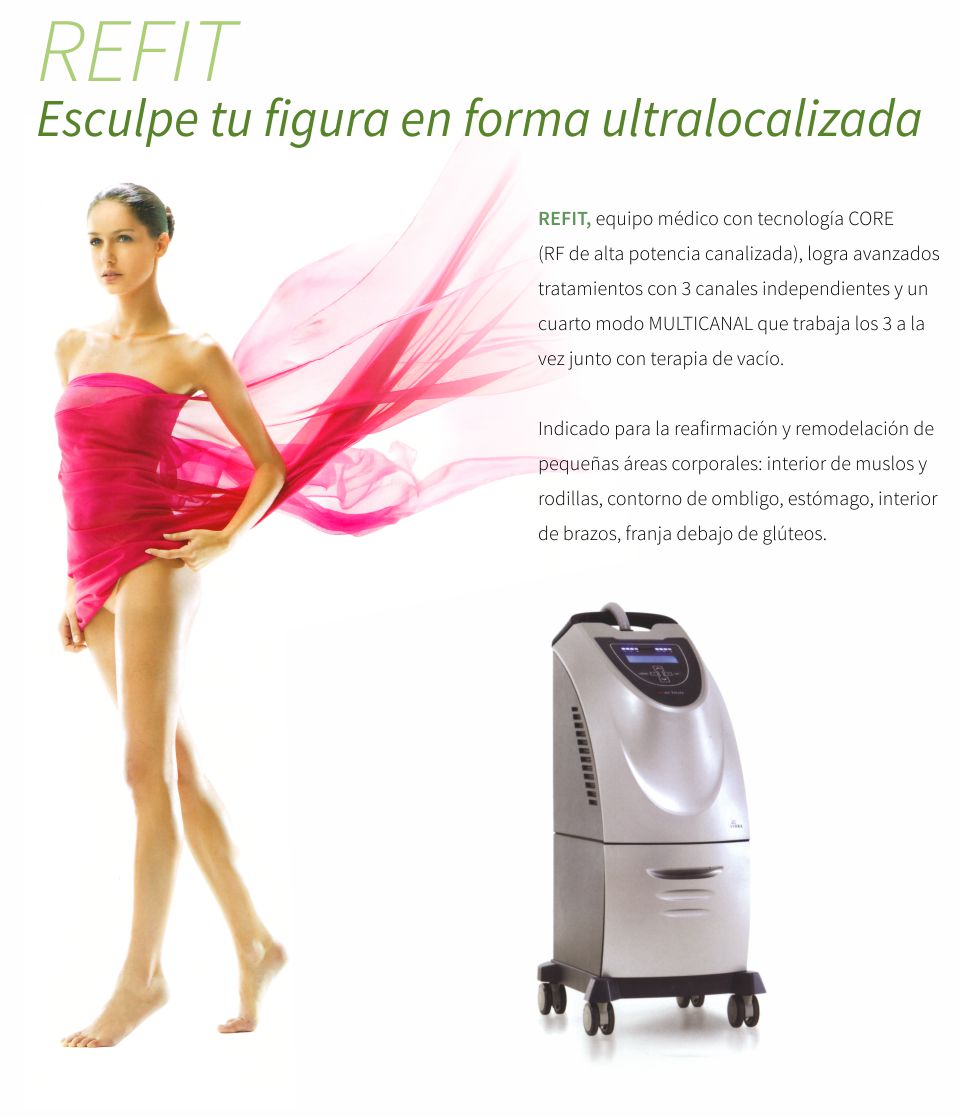 REFIT · Esculpe tu figura en forma ultralocalizada